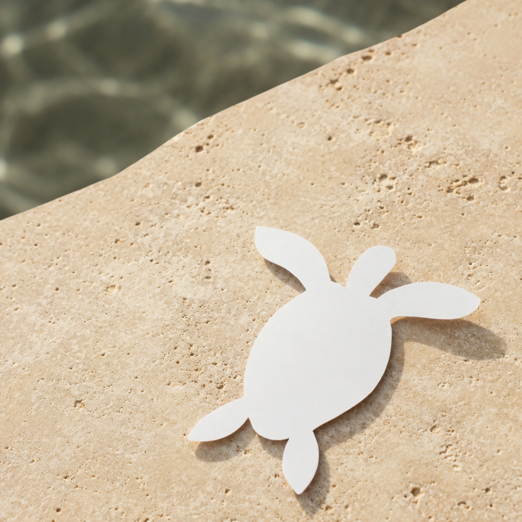Schildkröte Bräunungsaufkleber — Sun Tattoo Motiv von Sunkissed