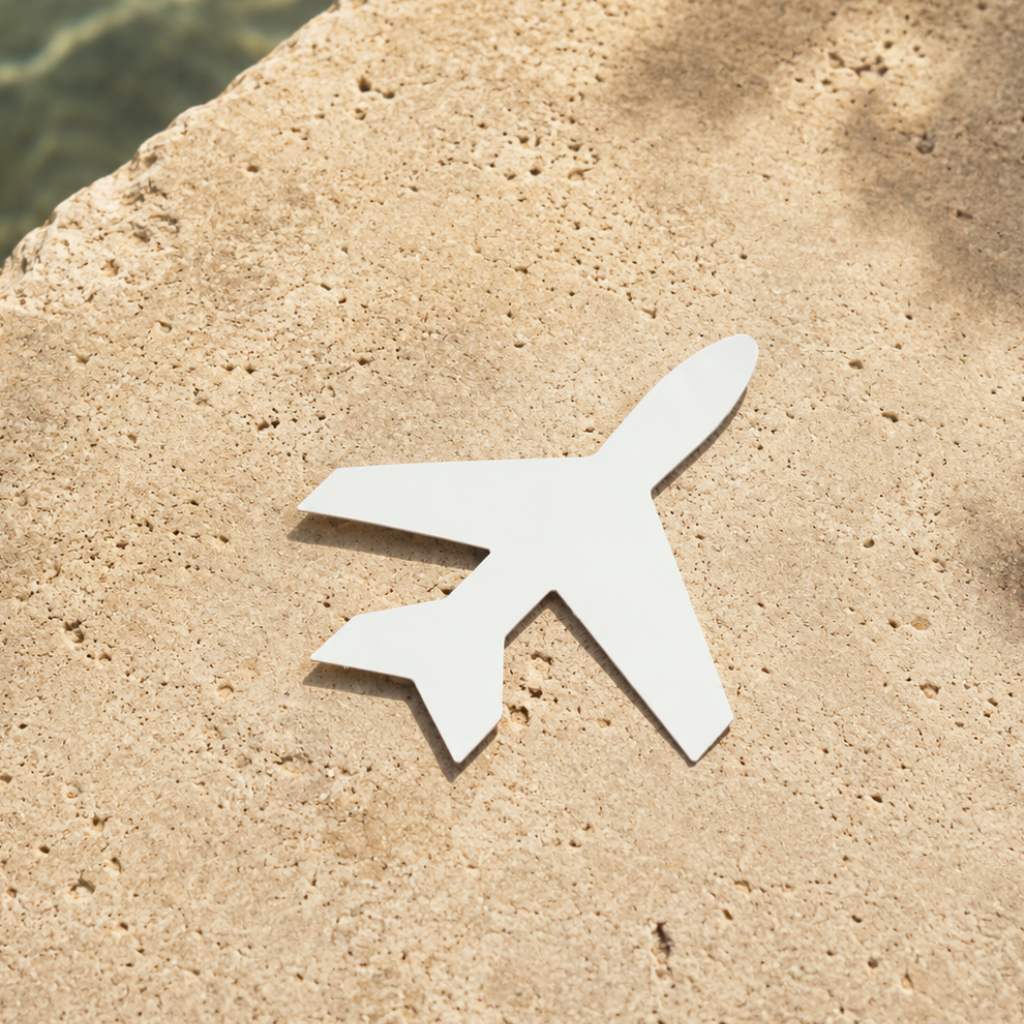 Flugzeug Bräunungsaufkleber — Sun Tattoo Motiv von Sunkissed